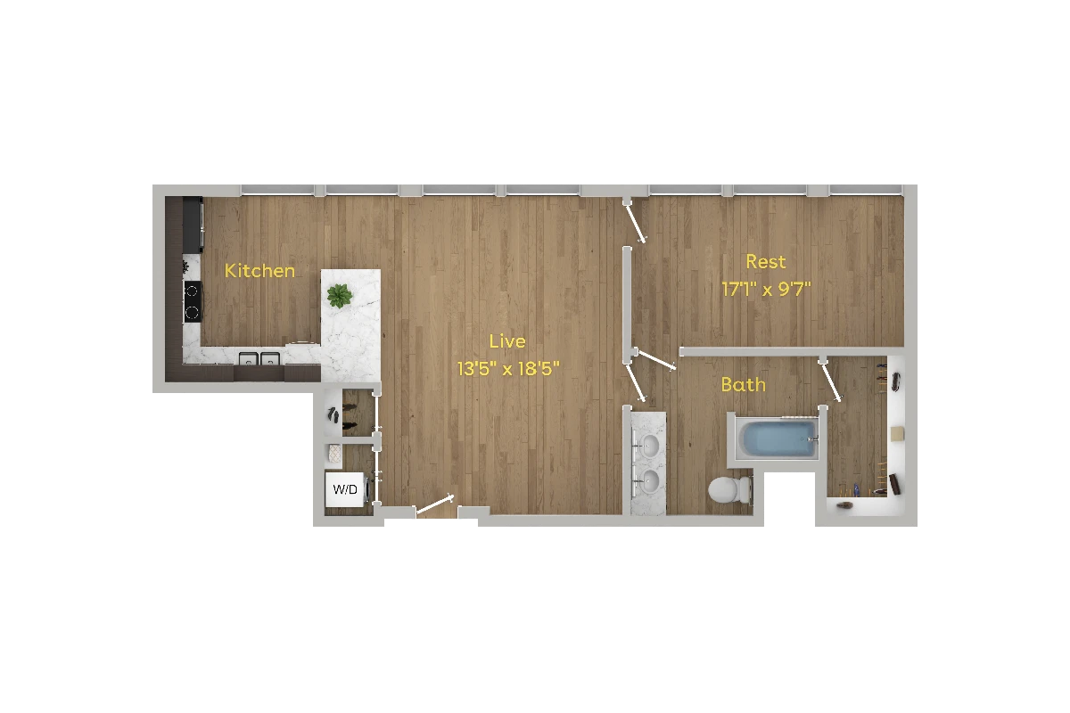 A4 – ID:5 Floorplan Image