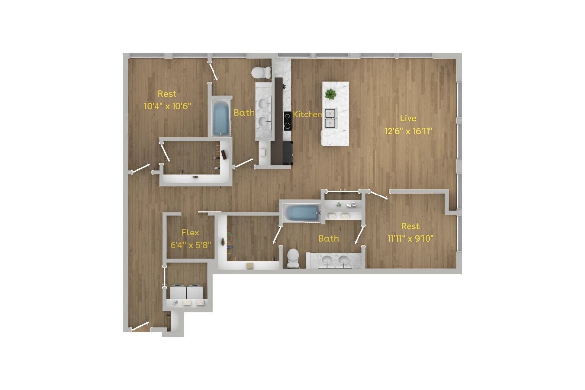 B1 – ID:8 Floorplan Image