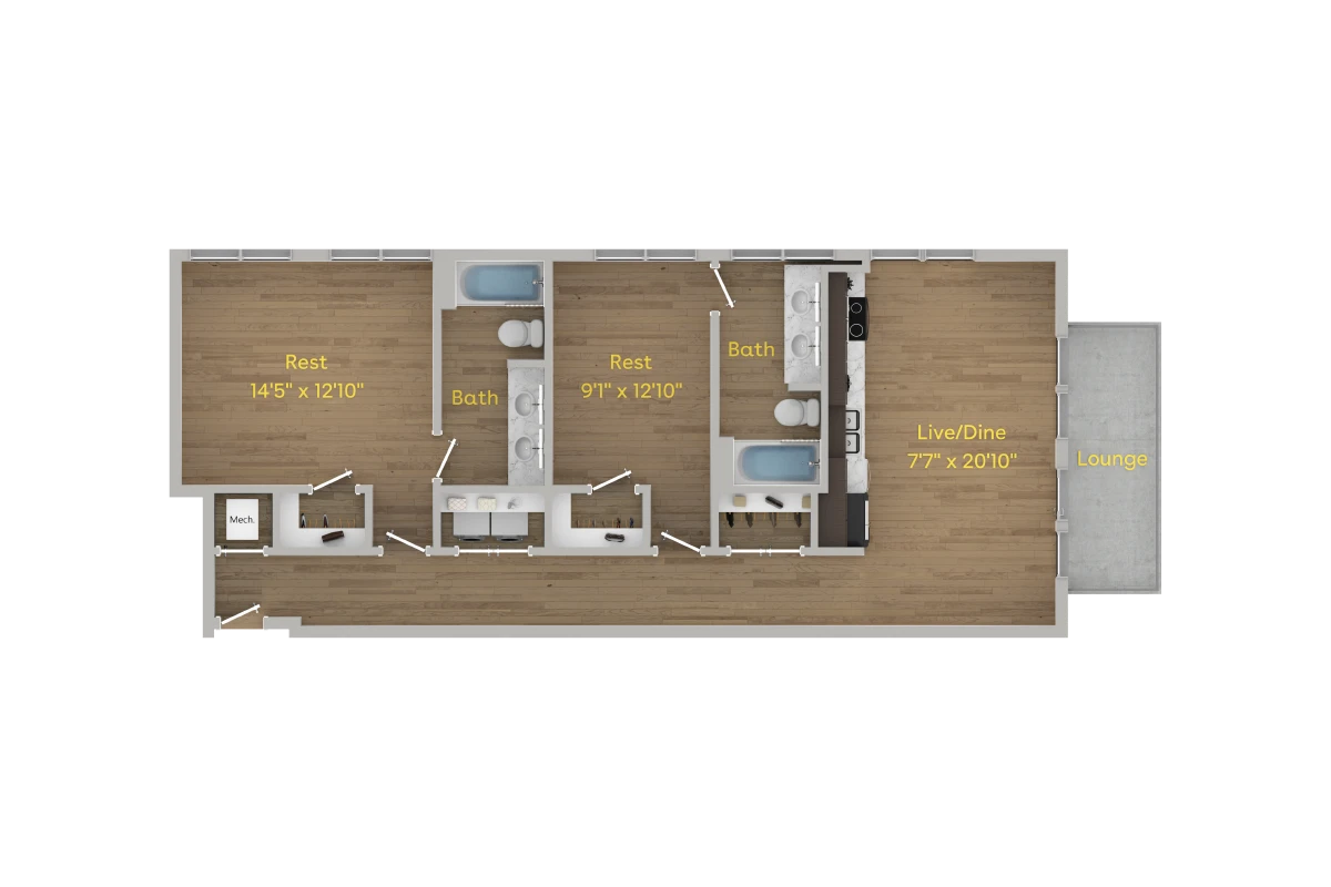 B11 – ID:10 Floorplan Image