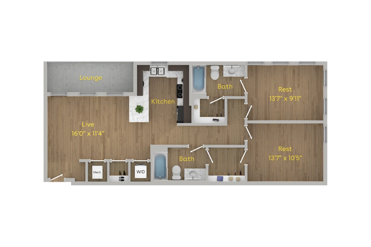 B3 – ID:12 Floorplan Image