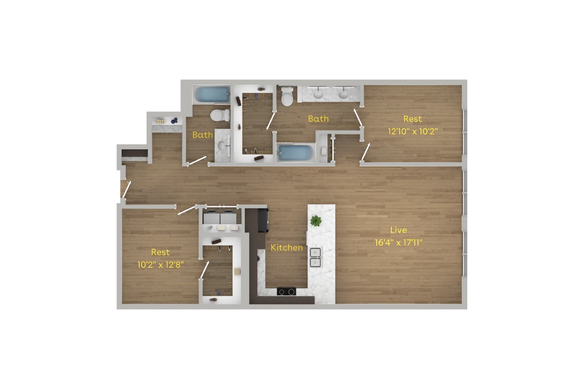 B8 – ID:17 Floorplan Image