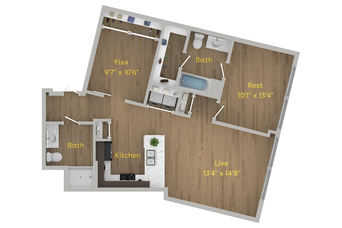 B2 – ID:11 Floorplan Image